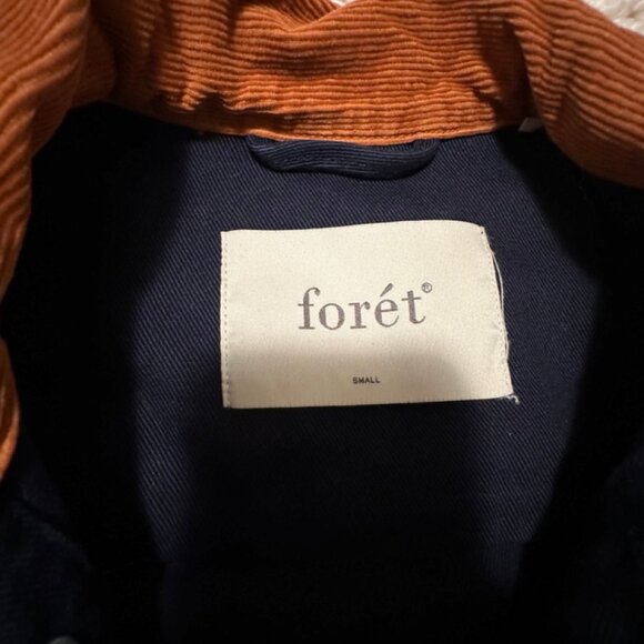 Foret Men's ACT Chore Jacket in Navy/Khaki - Sz Small - Picture 2 of 5